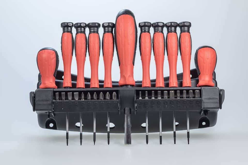 red precision screwdriver set