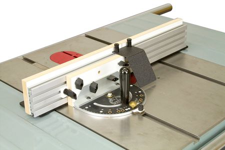 table saw with mitre gauge