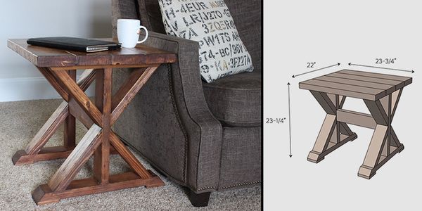 x side table