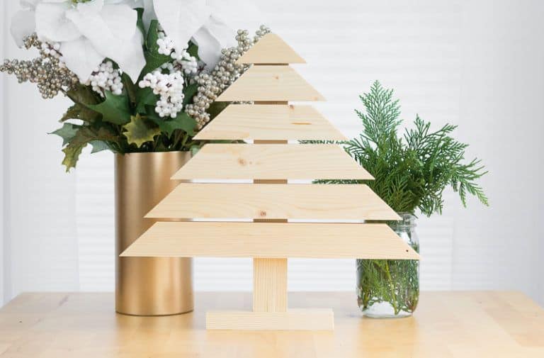 table top flat christmas tree