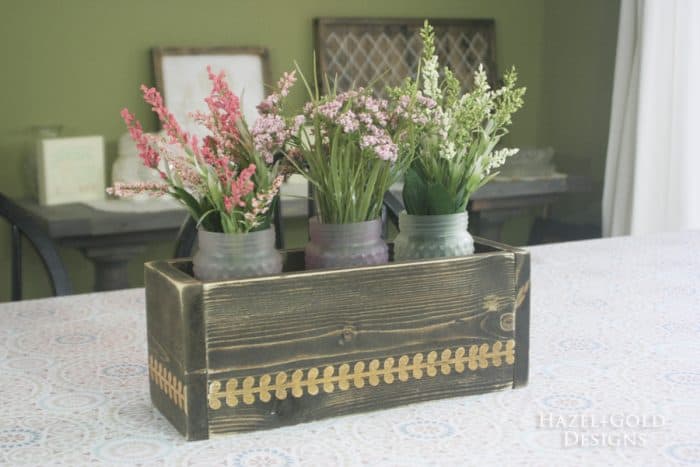 flower box centerpiece