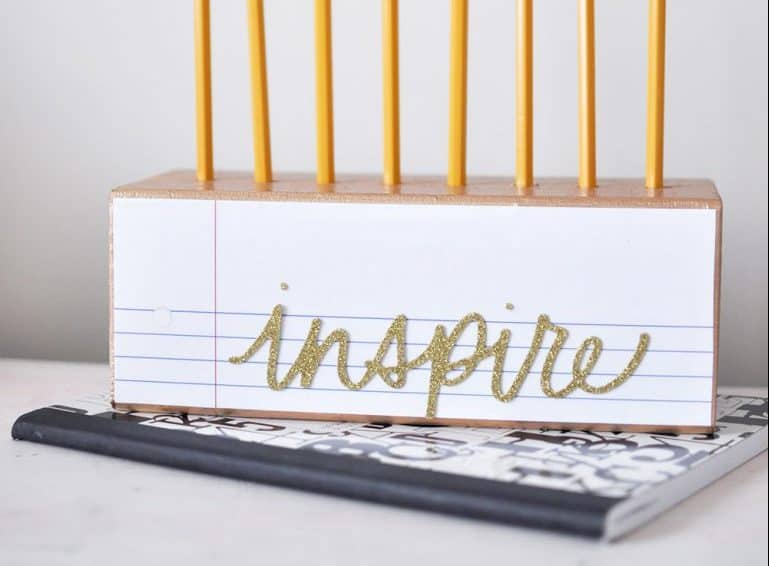 diy pencil holder