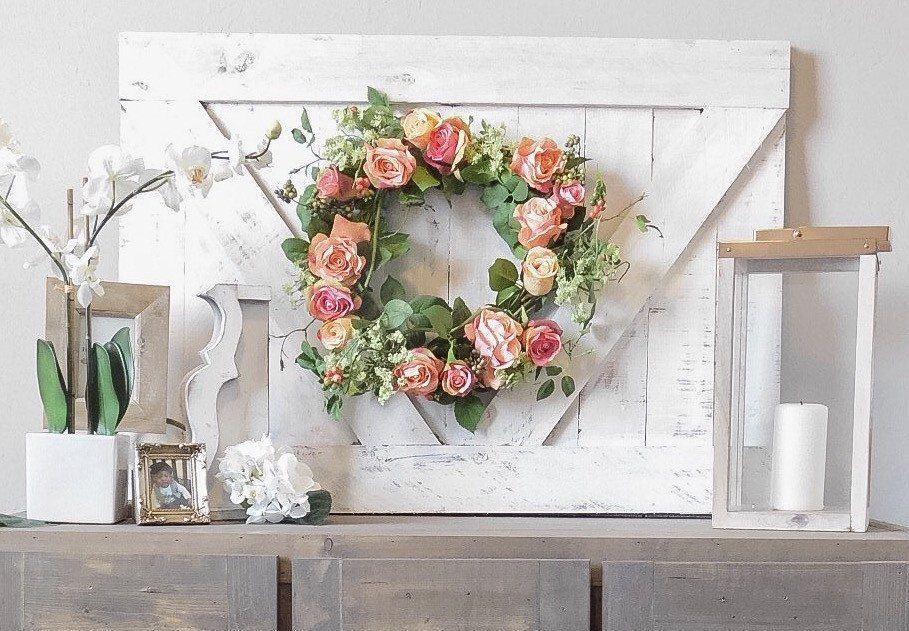rustic v wall decor