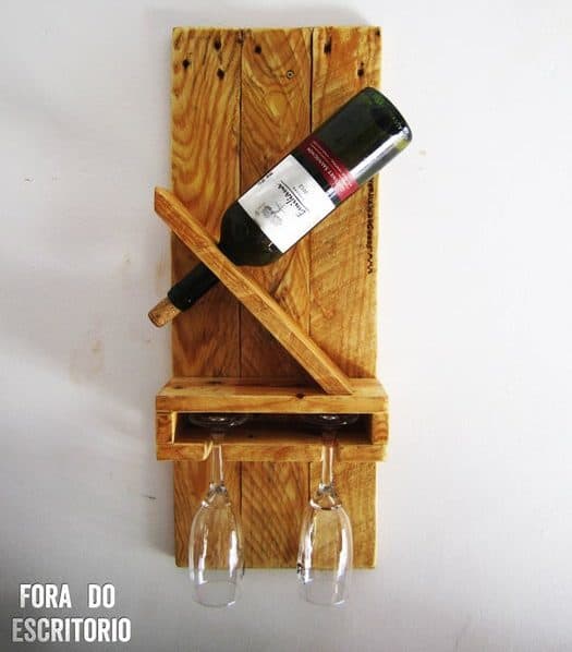 wall wine rack