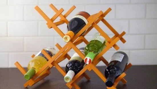 tabletop wine rack
